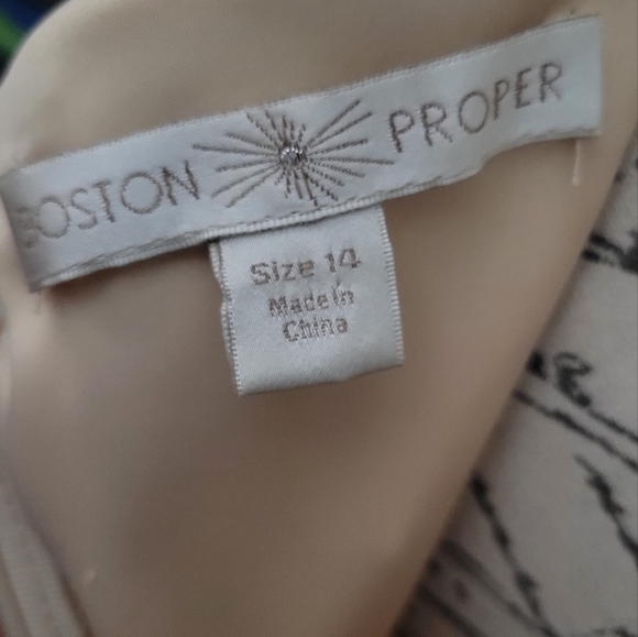 BOSTON PROPER HI-LOW EVENING GOWN - Picture 8 of 8